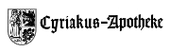 Logo Cyriakus-Apotheke Richard Moesgen