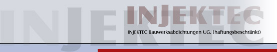 INJEKTEC Bauwerksabdichtungen UG header