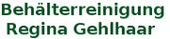 Logo Behälterreinigung Regina Gehlhaar