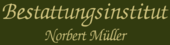 Logo Bestattungsinstitut Norbert Müller e.K.